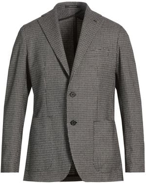 Tagliatore Blazer Wool, Cotton, Polyamide, Elastane - Gray