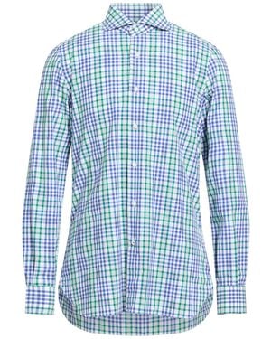 Isaia Shirt Cotton - Blue