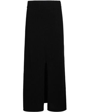 Alpha Studio Midi Skirt Wool, Cashmere - Black