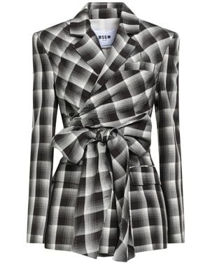 MSGM Blazer Viscose - Black