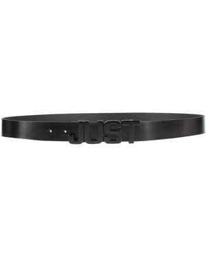 Just Cavalli Belt Leather - Black