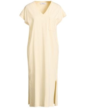 Gran Sasso Midi Dress Cotton - Natural