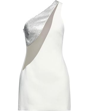 David Koma Mini Dress Acetate, Viscose, Elastane - White