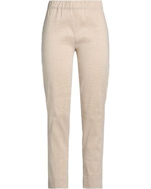 D.exterior Pants Linen, Elastane - Natural