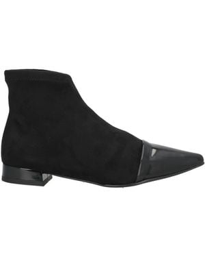 Miss Elastic Ankle Boots - Black