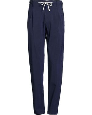 Eleventy Midnight Pants Wool, Elastane - Blue