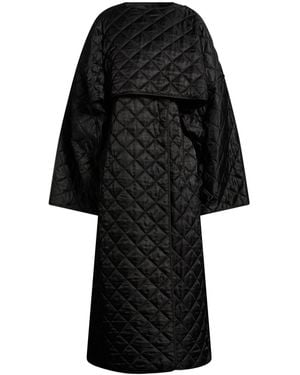 Jil Sander Coat Viscose - Black