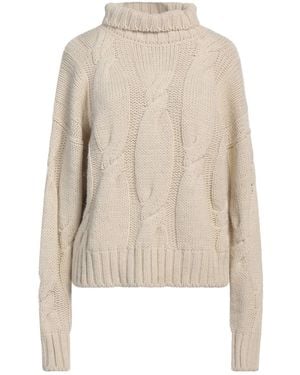 Jijil Ivory Turtleneck Polyacrylic, Viscose, Wool, Alpaca Wool - Natural