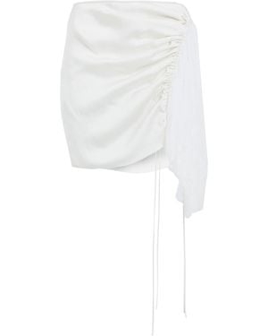 AC9 Mini Skirt Polyester, Polyamide - White