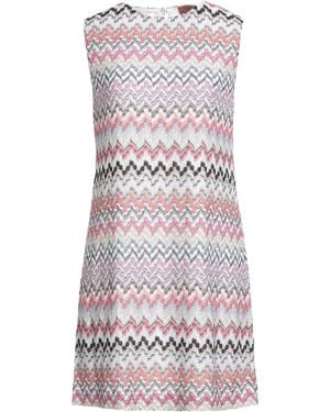 Missoni Mini Dress Viscose, Metallic Fiber - Pink