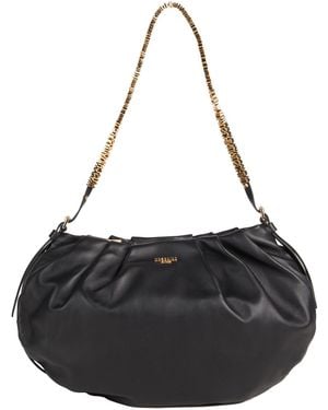 Moschino Shoulder Bag Leather - Black
