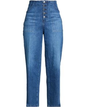 Veronica Beard Jeans Cotton, Polyurethane - Blue