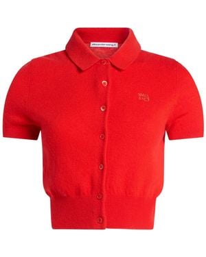 T By Alexander Wang Strickjacke - Rot