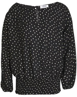 Liu Jo Top Polyester - Black