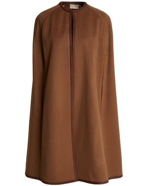 Drumohr Cape Virgin Wool - Brown