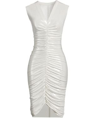 Norma Kamali Midi Dress Polyester, Elastane - White