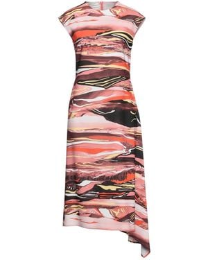 Cedric Charlier Midi Dress - Red