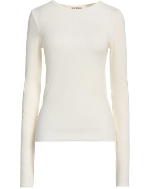 ÉTERNE Ivory T-Shirt Cotton, Modal, Elastane - White