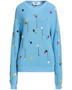 MSGM Sweater Cotton - Blue