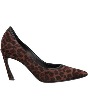Free Lance Court Shoes Leather - Brown
