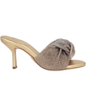 Rodo Sandals Textile Fibers - Metallic