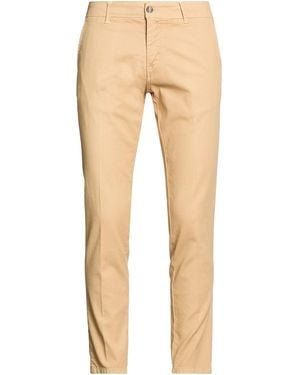 TELAMIRA Camel Pants Cotton, Elastane - Natural