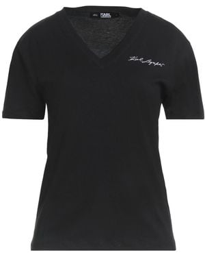 KARL LAGERFELD T-Shirt Organic Cotton - Black