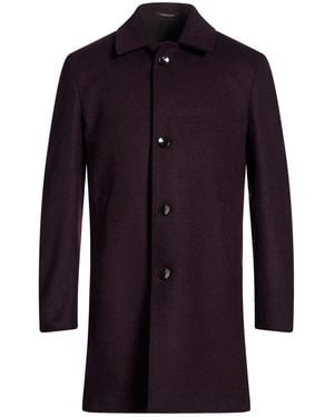 SARTITUDE NAPOLI Coat Virgin Wool, Cashmere - Blue