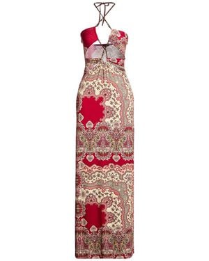 Miss Bikini Maxi Dress Viscose, Elastane - White