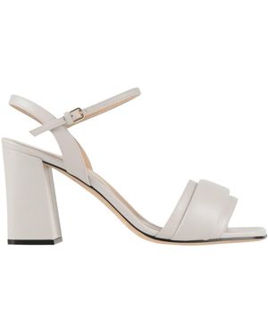 Sergio Rossi Sandals Leather - White
