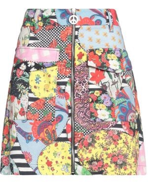 Moschino Mini Skirt Cotton, Elastane - Gray