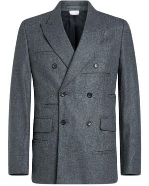 Comme des Garçons Blazer Wool, Nylon - Blue
