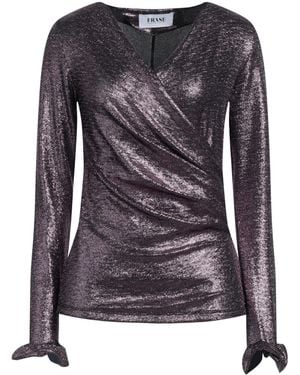 Frase - Francesca Severi Top Polyamide, Metal, Elastane - Black