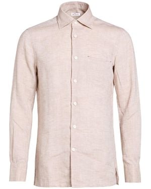 Kiton Shirt Linen - Pink