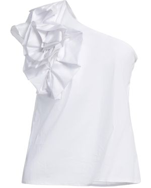 Kontatto Top Cotton, Polyamide, Elastane - White