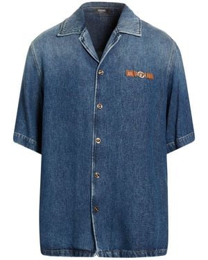 Versace Camisa Vaquera - Azul