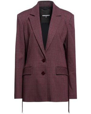 Patrizia Pepe Garnet Blazer Polyester, Viscose, Elastane - Purple