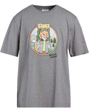 Maison Kitsuné T-Shirt Cotton - Gray