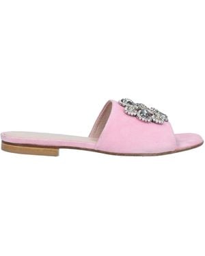 ERMANNO FIRENZE Sandals Soft Leather - Pink