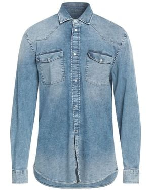 Dondup Denim Shirt Cotton, Elastane - Blue
