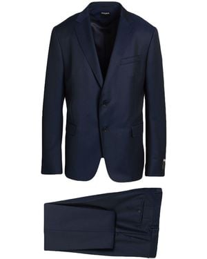ZEGNA Midnight Suit Wool, Mohair Wool - Blue