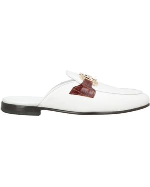 Giovanni Conti Mules & Clogs Leather - White