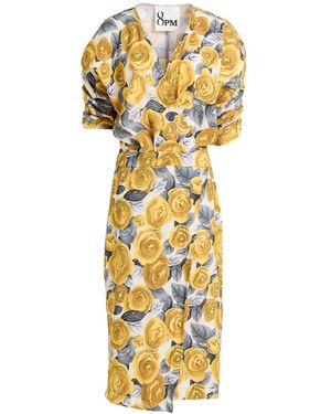 8pm Midi Dresses - Metallic