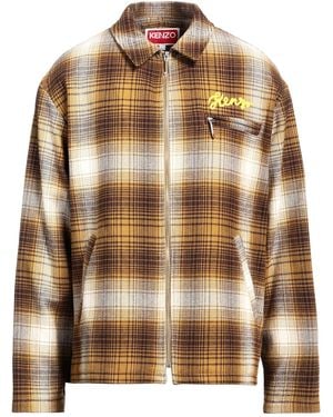 KENZO Khaki Jacket Cotton - Brown