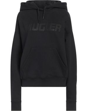 Mugler Sweatshirt Cotton, Polyester - Black