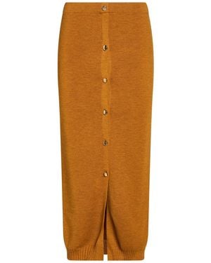 Semicouture Midi Skirt - Orange