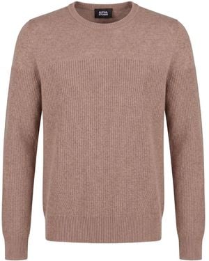 Alpha Studio Sweater Geelong Wool - Brown