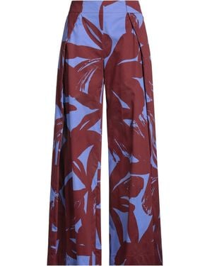 Liviana Conti Trousers Cotton, Elastane - Red
