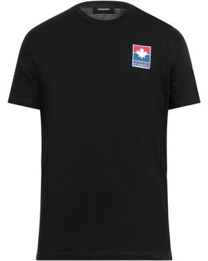 DSquared² T-Shirt Cotton - Black