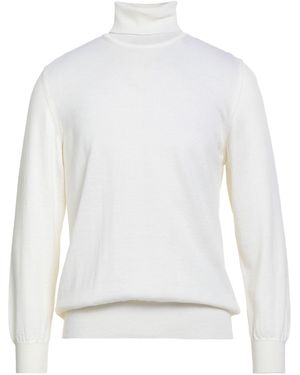 Andrea Fenzi Turtlenecks - White